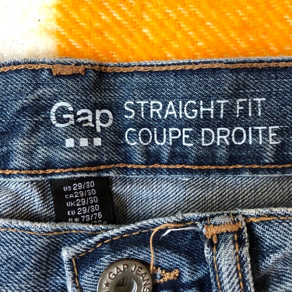Sz 34 gap straight denim - Picture 3 of 3